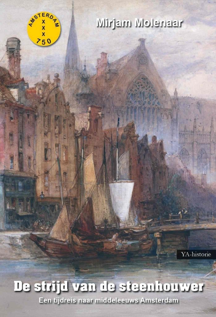 Cover van het boek De strijd van de steenhouwer van Mirjam Molenaar