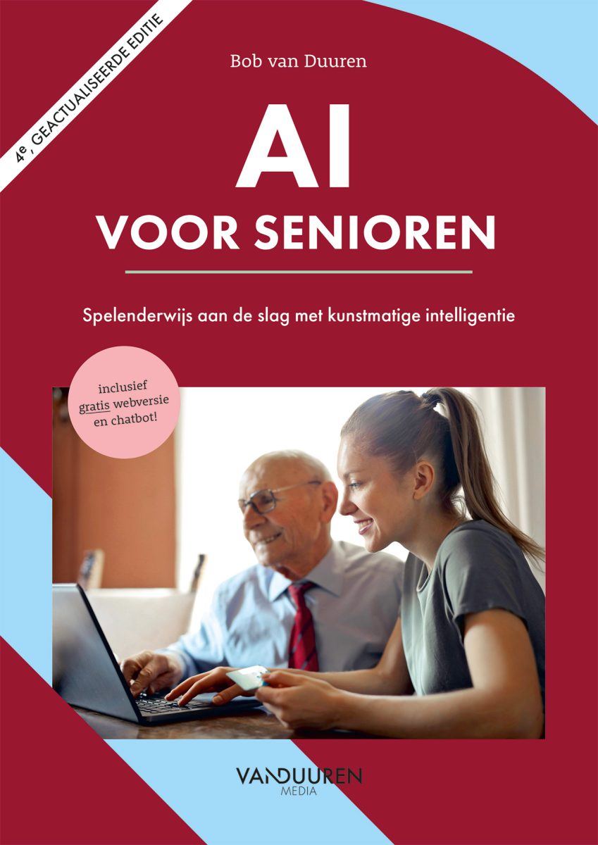 Boekcover van AI voor senioren van Bob van Duuren