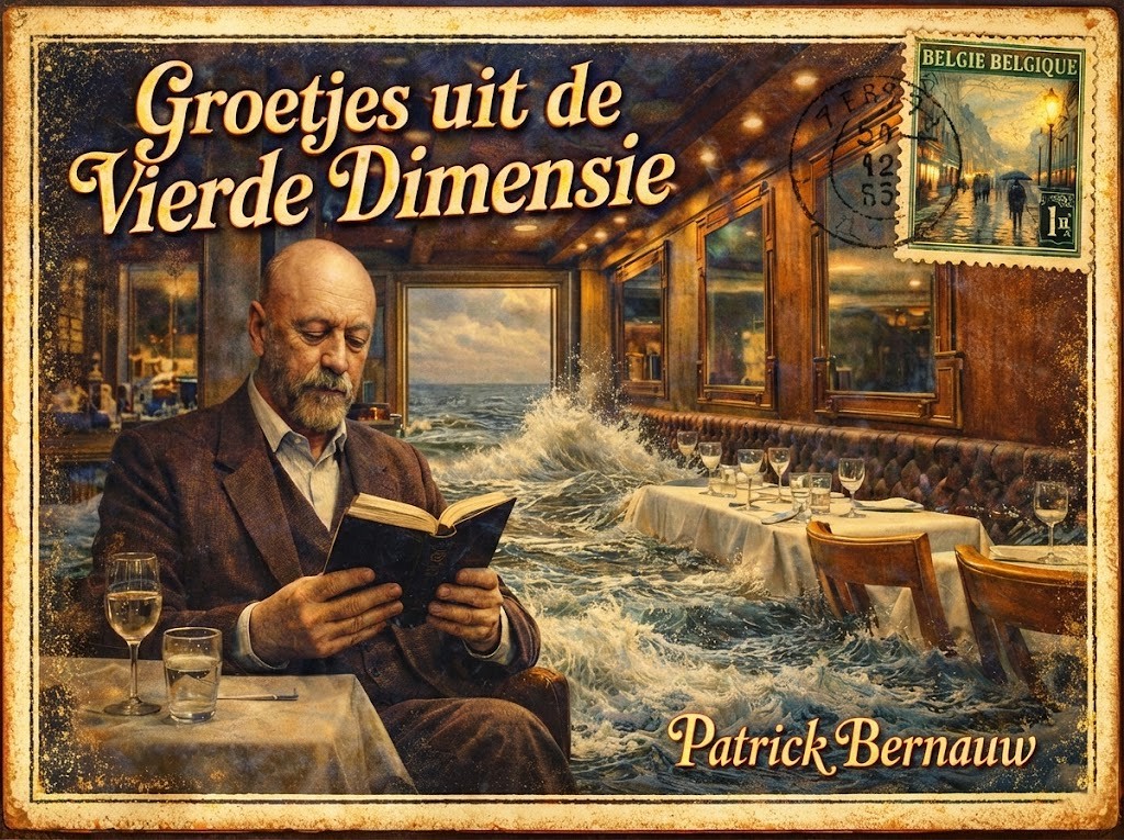 Boekcover van Groetjes uit de Vierde Dimensie van Patrick Bernauw